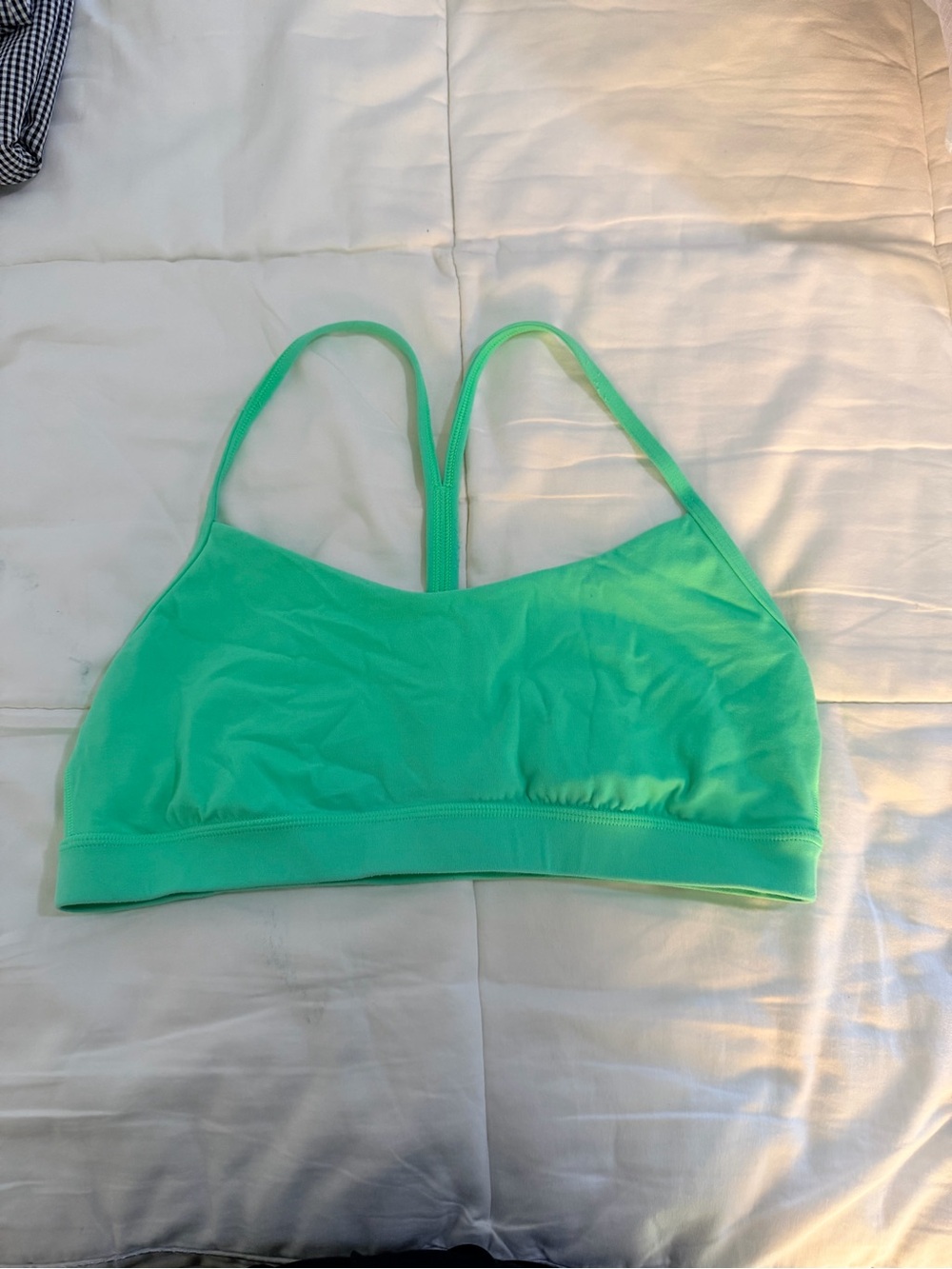 lululemon athletica Mint Green Strappy Sports Bra